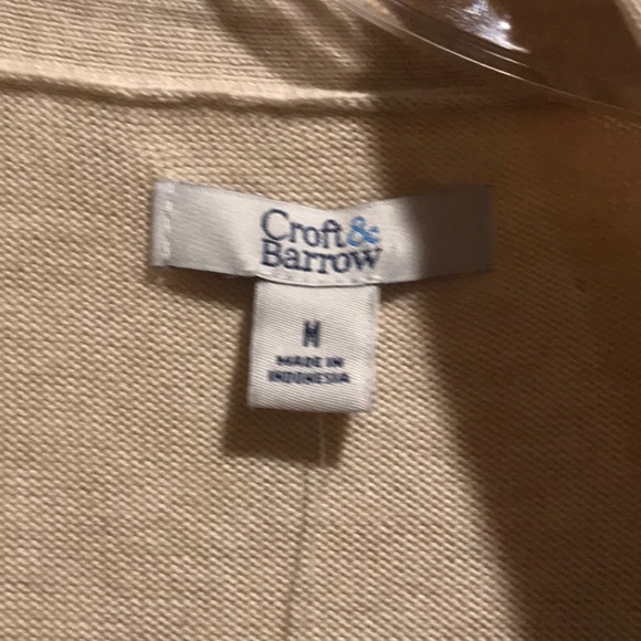 New Croft & Barrow Sweater Cardigan - Picture 3 of 6